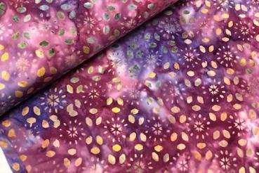 PURPLE - Northwest Sunset - Batikstoff aus Indonesien